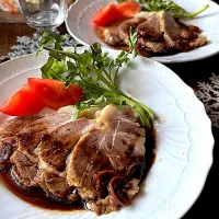 ローストポーク ~いちじくソース