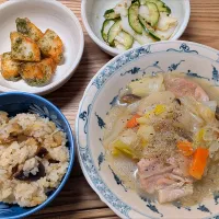 鶏のうま煮定食(シニア食)|りょうさん