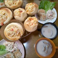 🥔チーズ明太マヨポテトパン