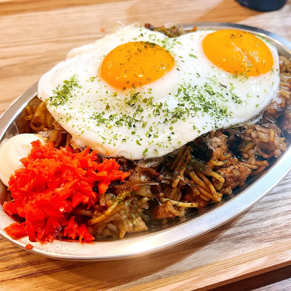 兵庫県民のソウルフード　そばめし|こじめろ。さん