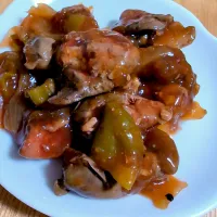 鶏レバーのケチャップ煮|チョコさん