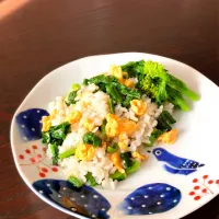 アッチさんの料理 菜の花ごはん|うさかめさん