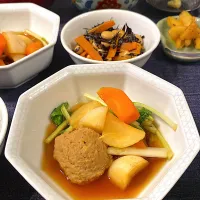 かぶとにんじん煮物鰯団子の煮物|エミッフィさん