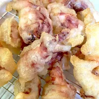 釣ってきたヤリイカ🦑天ぷらに⤴️|abekoさん