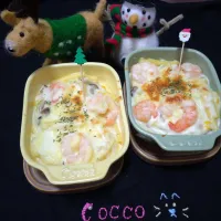 エビマカロニグラタン✨|cocco+さん