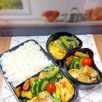 キャベツ肉巻き弁当| アッキーさん