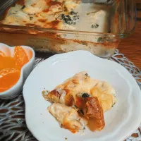 牡蠣の手間なしグラタン♪| まめころさん