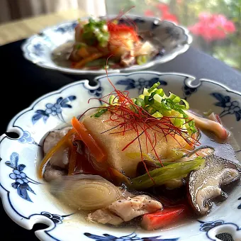 Snapdishの人気料理写真:野菜あんかけ揚げだし豆腐