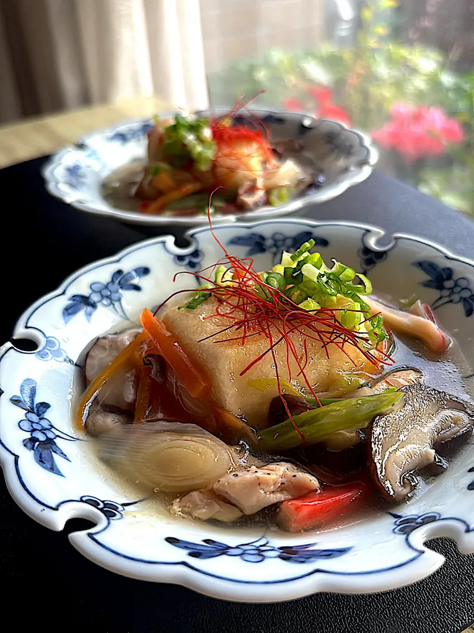 野菜あんかけ揚げだし豆腐|とんちんさん