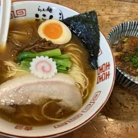 とりガラ中華そば・豚飯　🍜|まさとさん