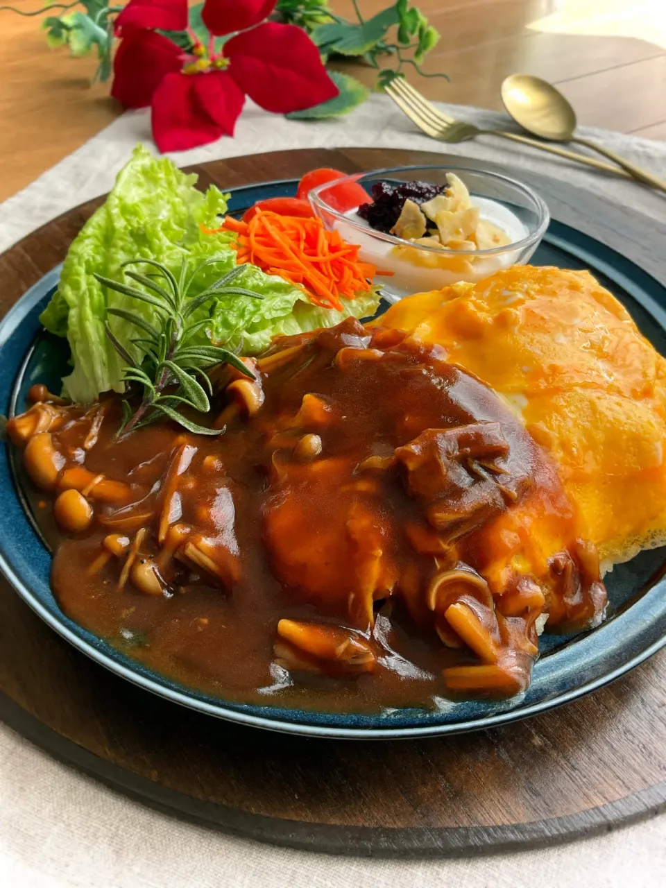 デミグラスソース風オムライス|スイーツポテトさん