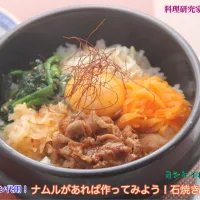 ヤマサ醤油を使って コチュジャン代用『◉ナムルがあれば作ってみよう！石焼きビビンバ』【公式】料理研究家 指宿さゆり| 【公式】料理研究家　指宿さゆり≫ｽﾀｼﾞｵ（ｽﾀｯﾌ運営）さん