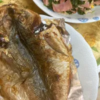 鯵の干物、バターソテー|まみみさん