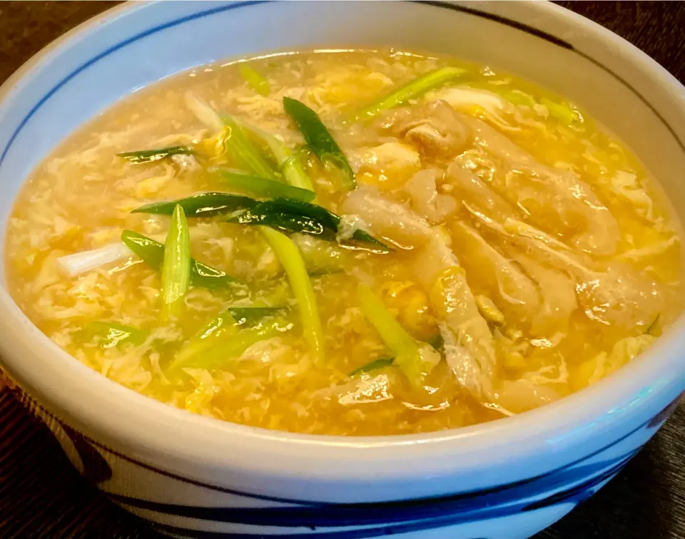 今日の麺好きランチは                                                 「京風きざみうどん(あんかけ玉とじ)」|mottoさん