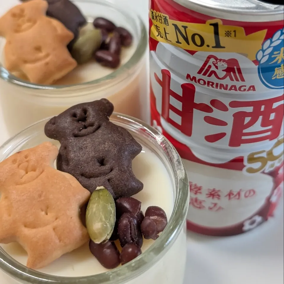 甘酒豆乳ぷりん🍮💕|ちょこさん