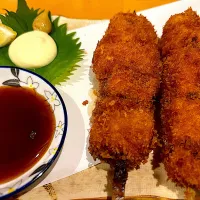 人気焼き鳥屋のささみしそ巻き揚げ| 須佐浩幸さん