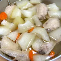 手羽先と冬瓜スープ|かよさん
