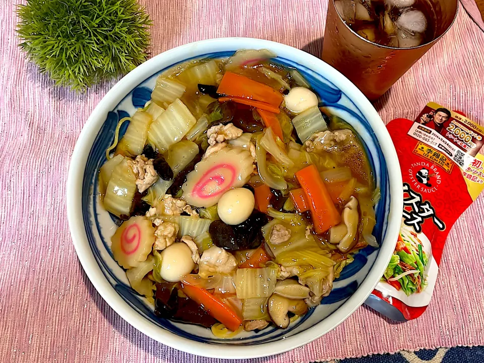 本日のお昼はあんかけ焼きそば🍜|🌼はなちゃん🌼さん