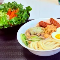 野菜の旨みタップリ〜タンメン風うどん|マニラ男さん