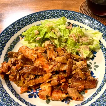 Snapdishの人気料理写真:おうちで余韻を楽しむ♪クリスマスマーケット帰りのケバブプレート🍷🎄