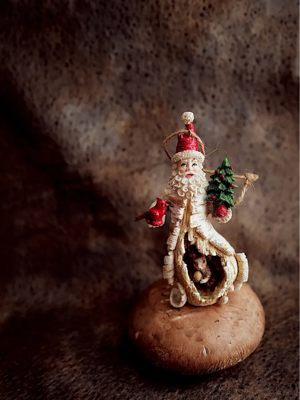 サンタとリスとポートベロマッシュルーム|sophia.kamさん