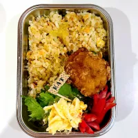 第二弾❗️炒飯弁当🍙| アキさん