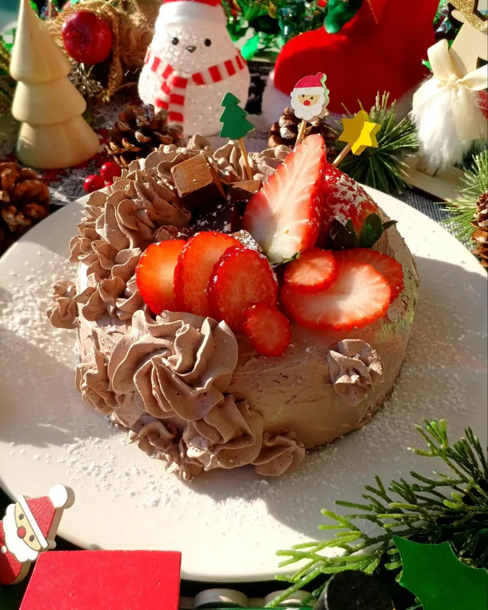 チョコレートケーキ🎄|おぜひめさん