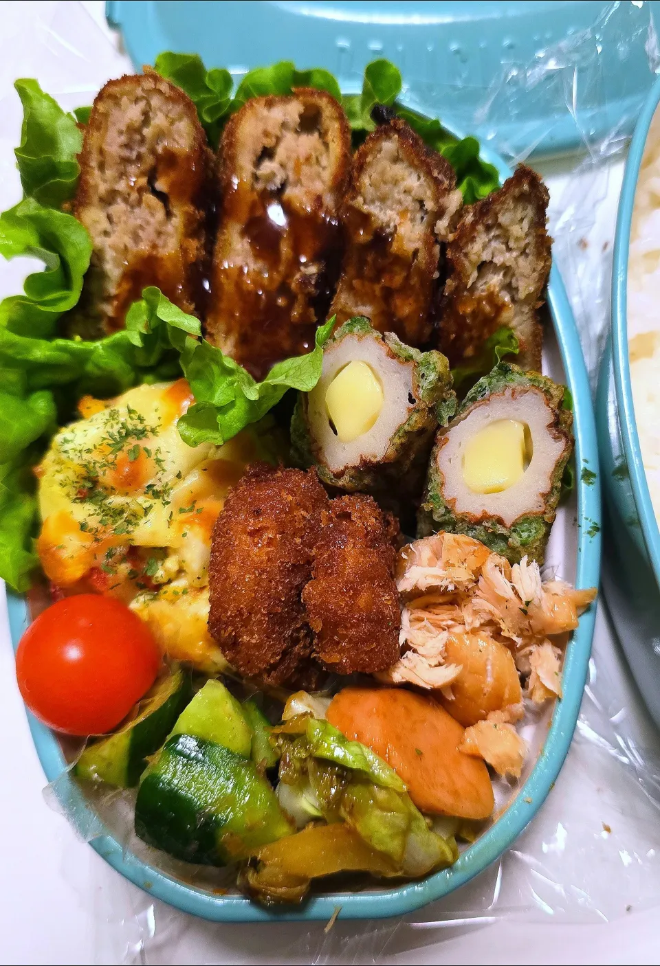 🍱メンチカツ弁当🍱|みみさん