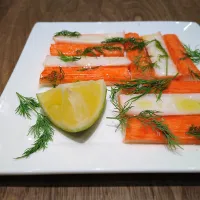 カニカマのカルパッチョ| 古尾谷りかこさん