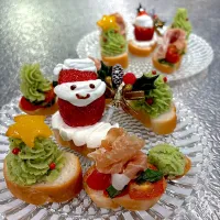 クリスマスカナッペ