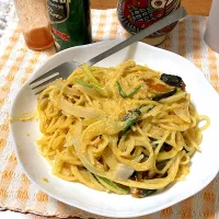 明太子クリームパスタ|みんみんさん