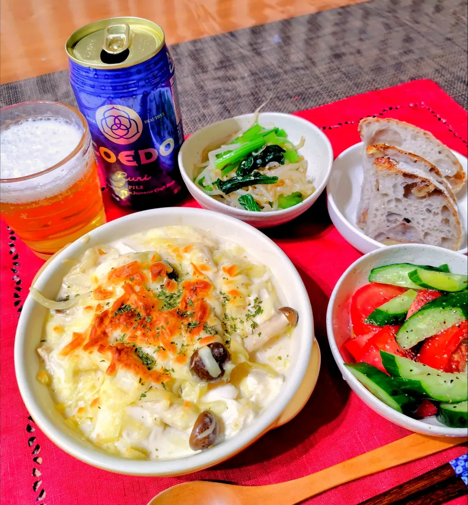 【主菜】豆腐の味噌グラタン|シュビラさん