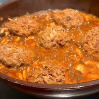 ワンパン煮込みハンバーグ|mokoさん