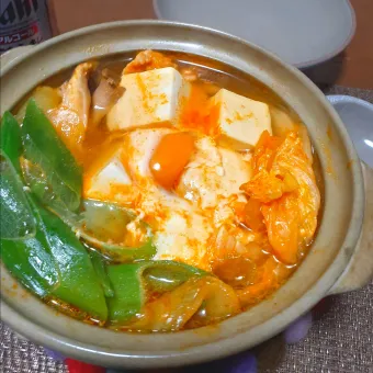 Snapdishの人気料理写真:豆腐チゲ鍋🍲