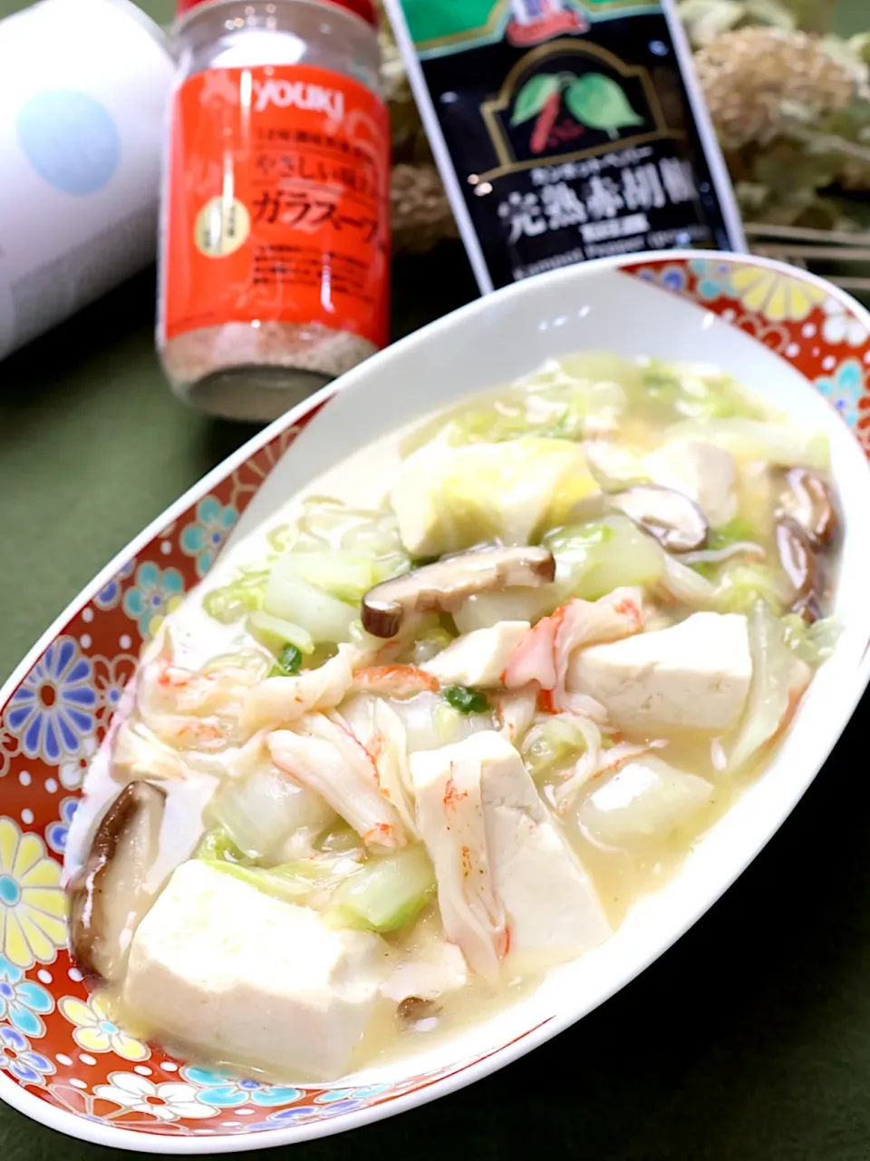 木綿豆腐と白菜の中華風煮込み|めいめいさん