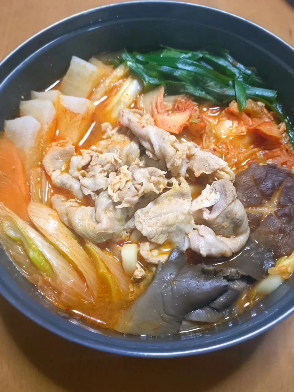 ひとりキムチ鍋うどん|はるみさん
