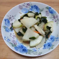 大根とワカメの和え物(oﾟзﾟo)| ぽんすけさん
