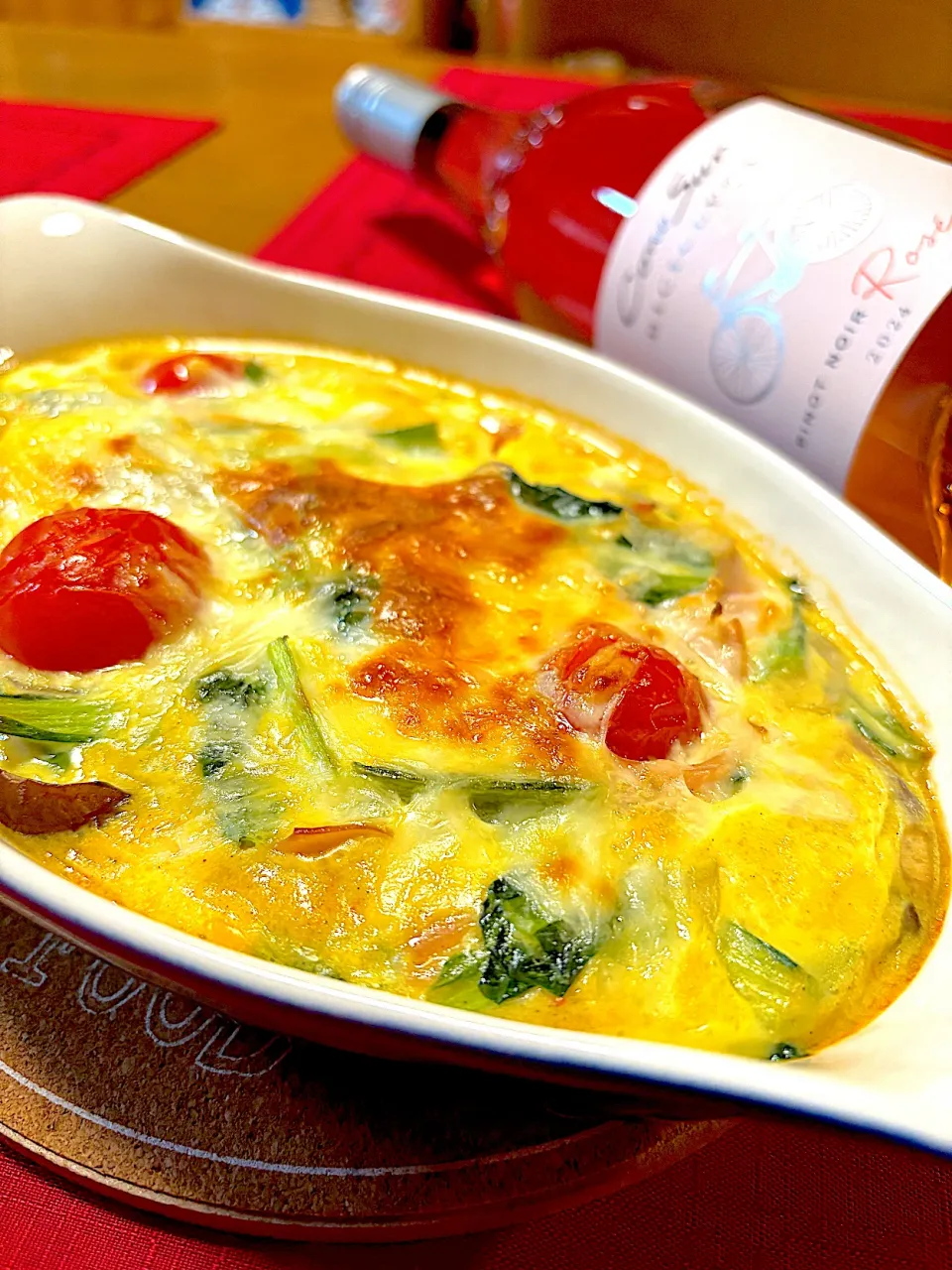 ヤマサ醤油公式アカウントさんの料理 ほうれん草の生地なしヘルシーキッシュ風|おかちさん