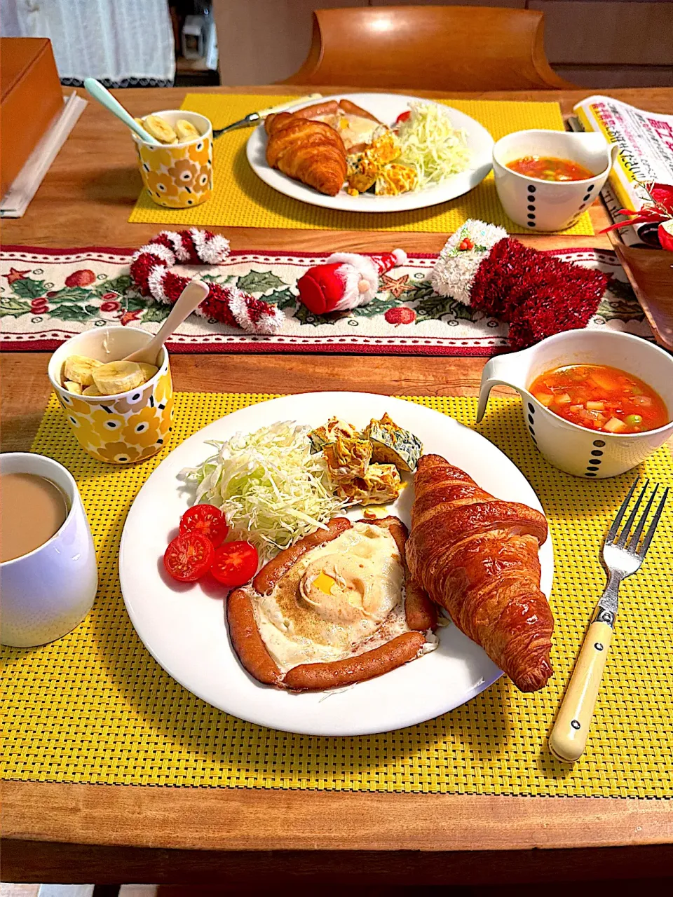 ローゼルさんちの朝ごはん　2025・12・20|ローゼルさん