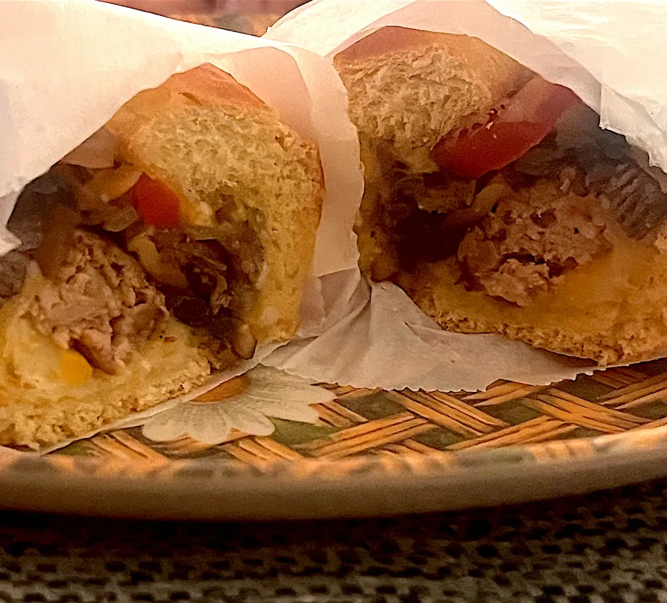 Cheese steak sandwich|🌺IAnneさん