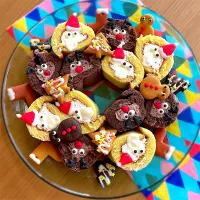 ロールちゃんでクリスマスケーキ🎄🎂|べべべさん
