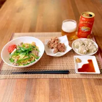 九条ねぎと粗挽き挽肉のうまつゆ焼きそば|Ruotoさん