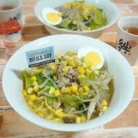 野菜たっぷりごまみそラーメン