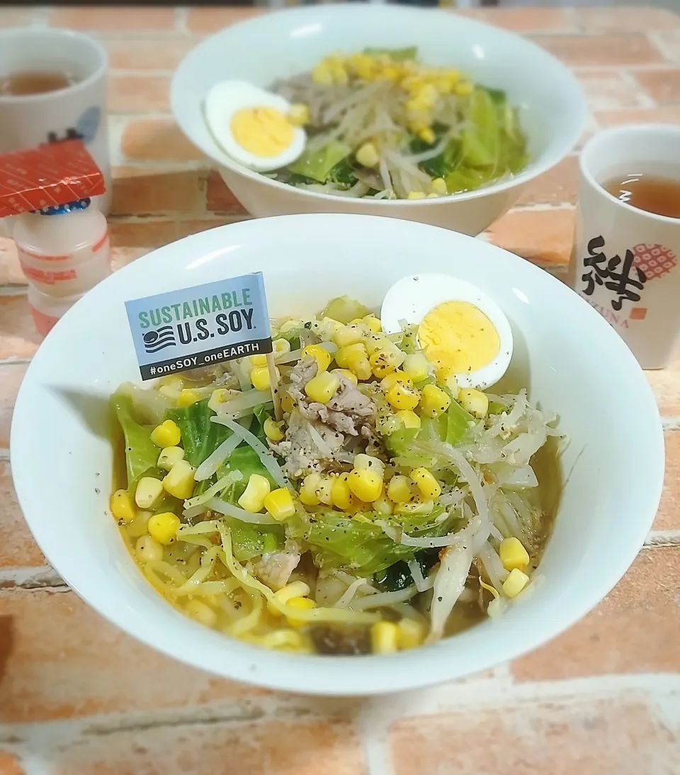 野菜たっぷりごまみそラーメン|みったんさん