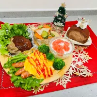 「ハンバーグワンプレートごはん」