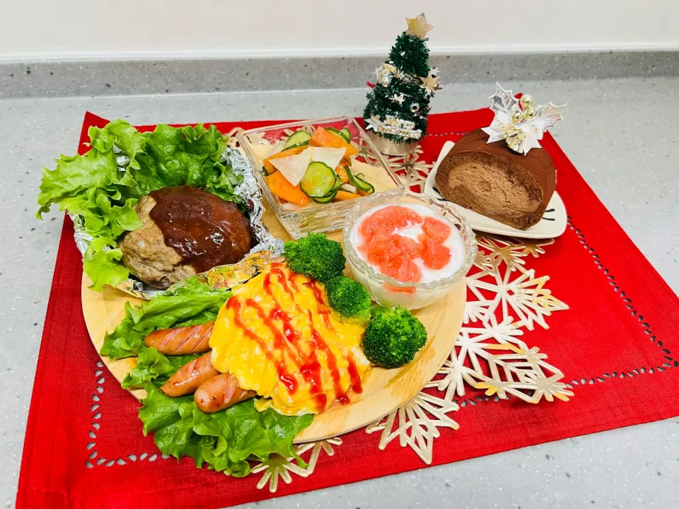 「ハンバーグワンプレートごはん」|バシュランさん