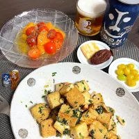 12/20晩酌：厚揚げジェノベーゼ風| ななみんさん