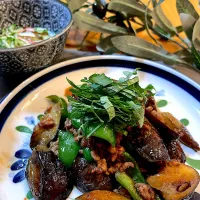 旨辛ナス味噌炒め|Mikaさん