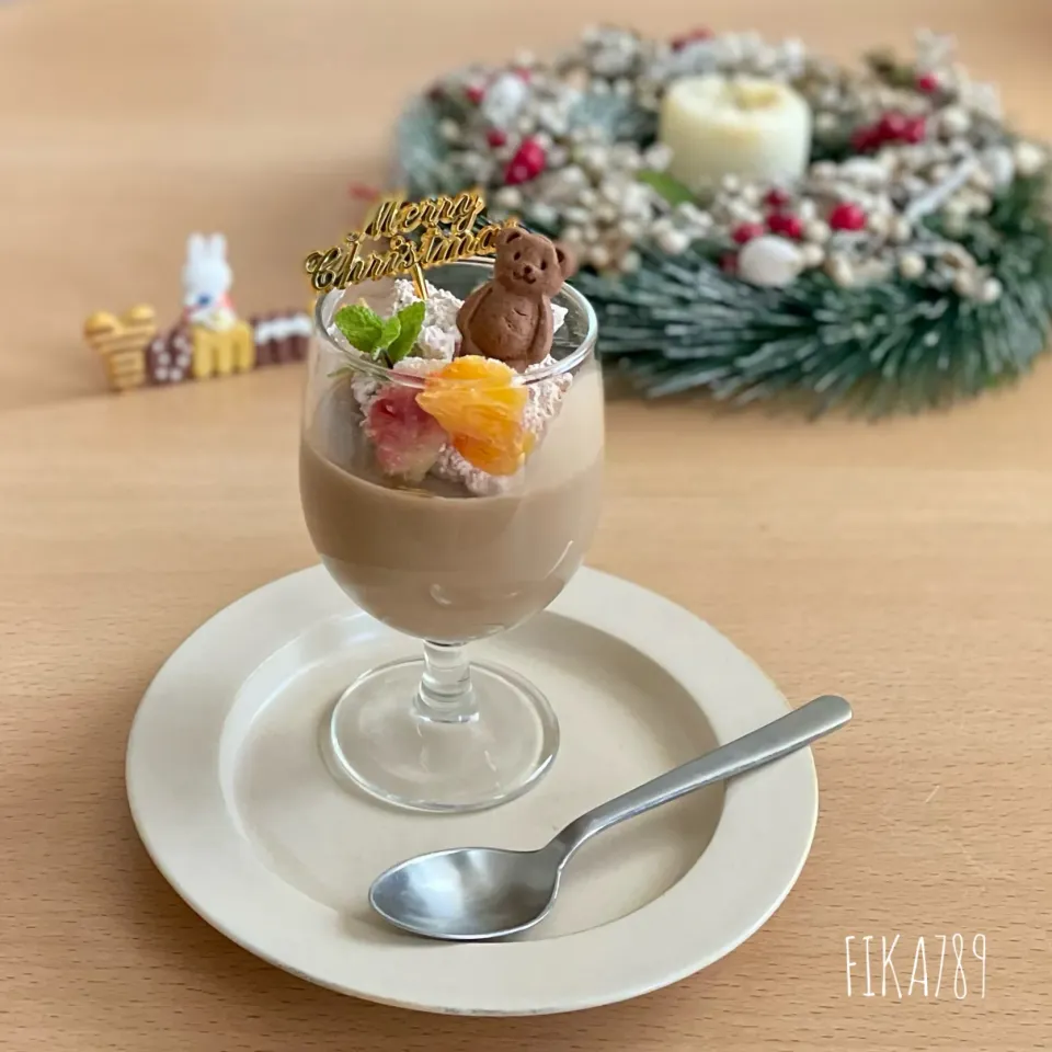 コーヒーミルクプリンで おめかしスイーツ|FIKA789さん