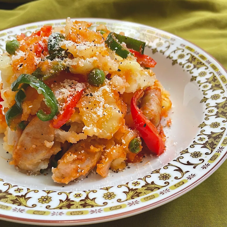 ナポリタンポテトサラダ|七海さん